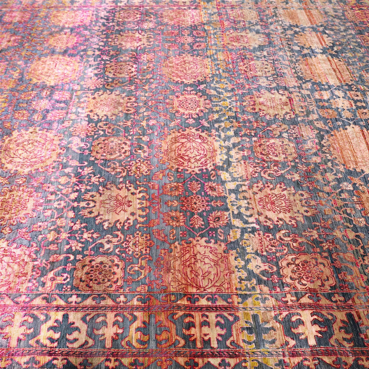 Image for Red Purple Alchemy Traditional Silk Rug - 9'9" x 14'2"
