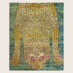 Image for Orange Alchemy Contemporary Silk Rug - 7'10" x 9'11"