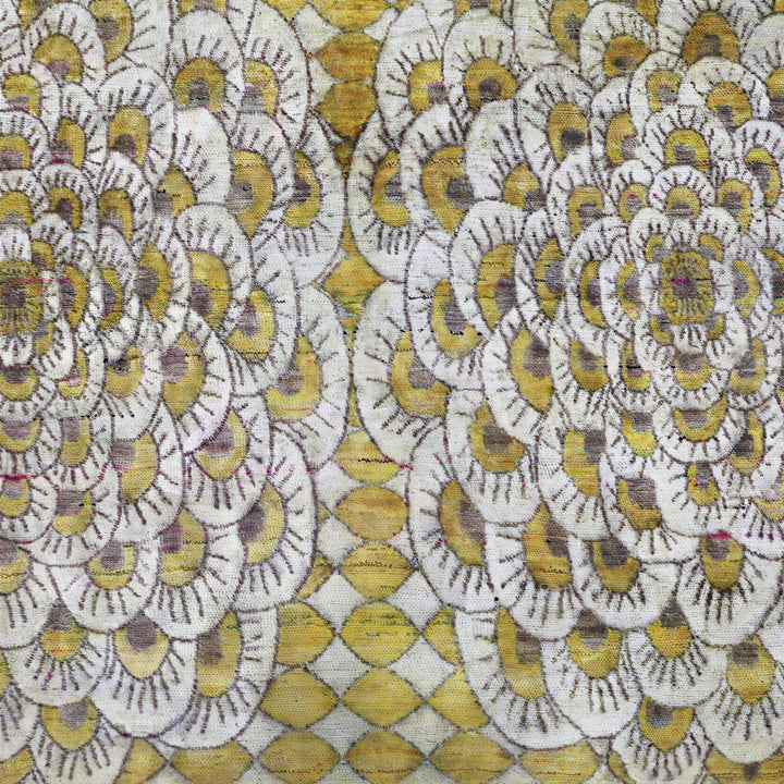 Image for Orange Alchemy Contemporary Silk Rug - 7'10" x 9'11"