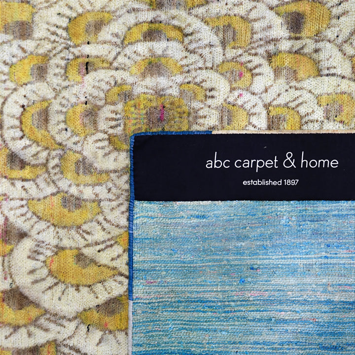 Image for Orange Alchemy Contemporary Silk Rug - 7'10" x 9'11"