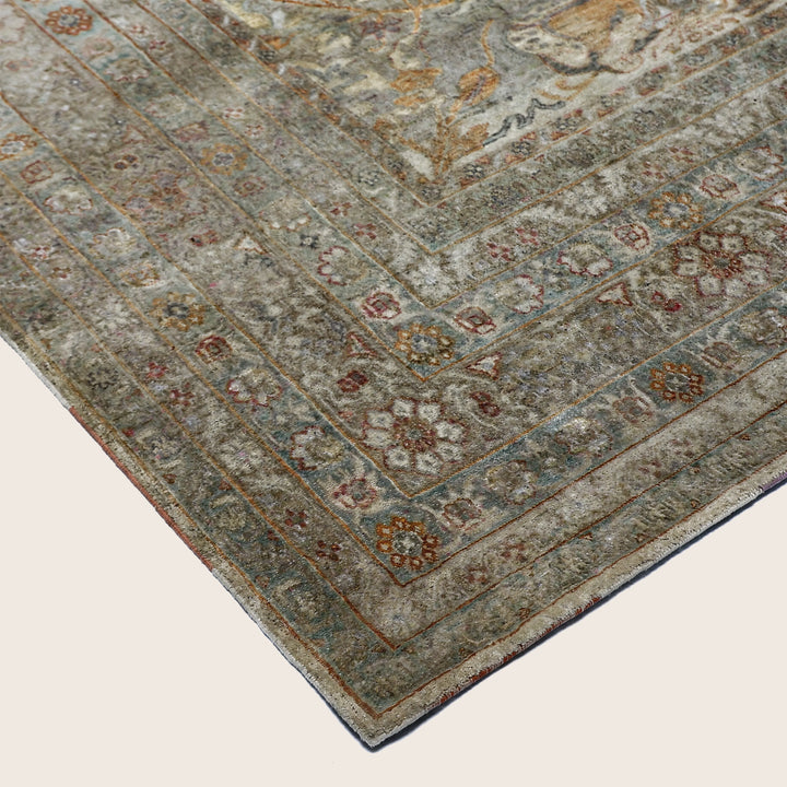 Image for Grey Alchemy Traditional Silk Rug - 9'9" x 15'10"