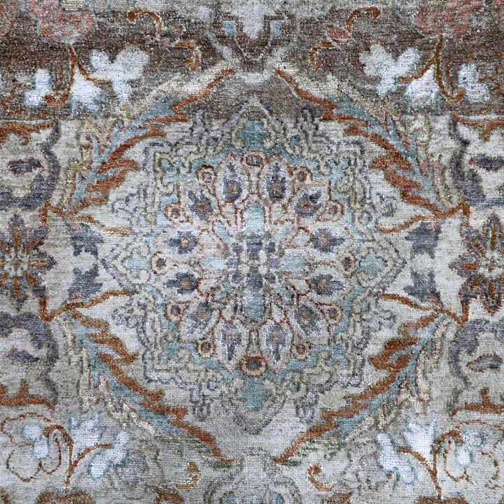 Image for Grey Alchemy Traditional Silk Rug - 9'9" x 15'10"