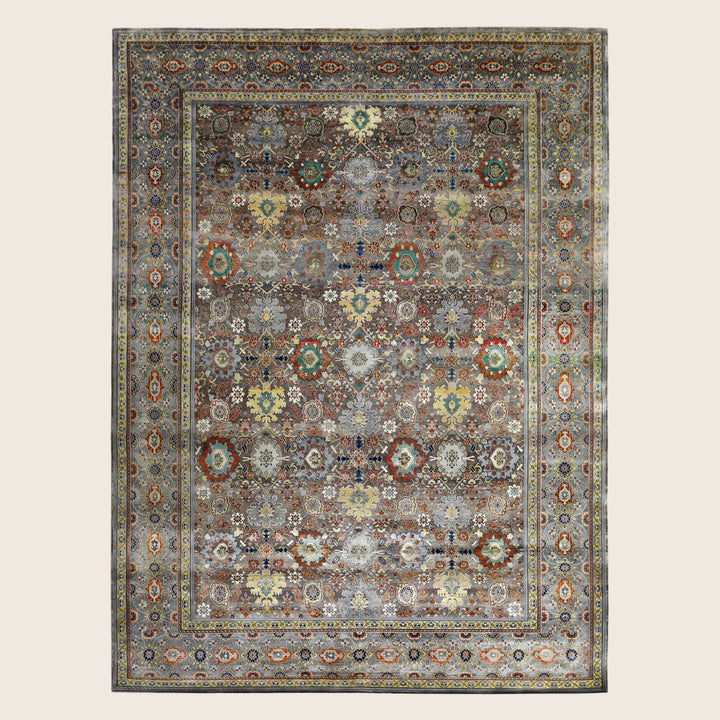 Image for Brown Alchemy Traditional Silk Rug - 9'11" x 13'8"