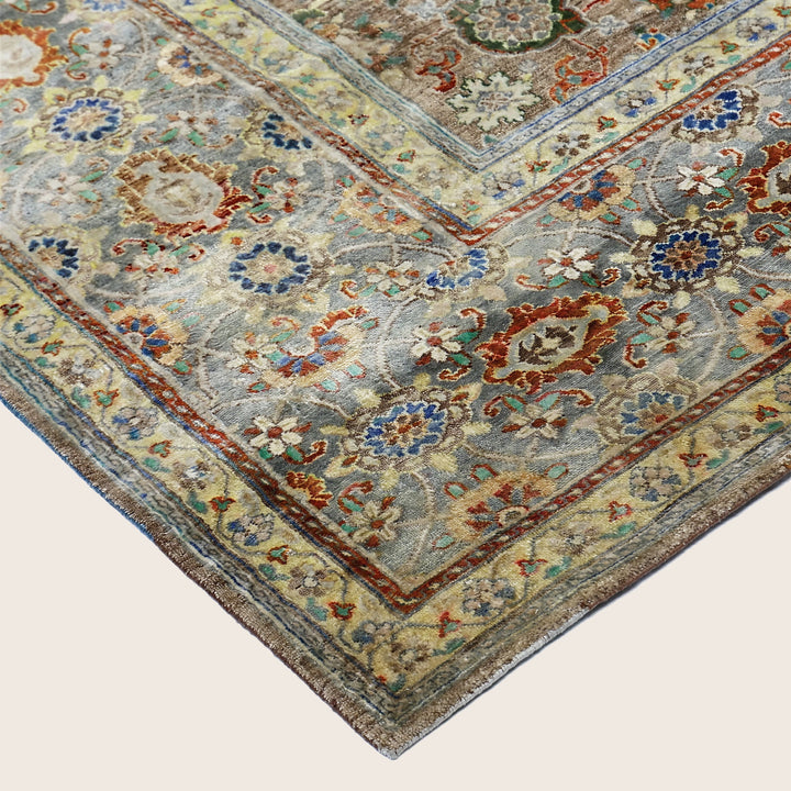 Image for Brown Alchemy Traditional Silk Rug - 9'11" x 13'8"