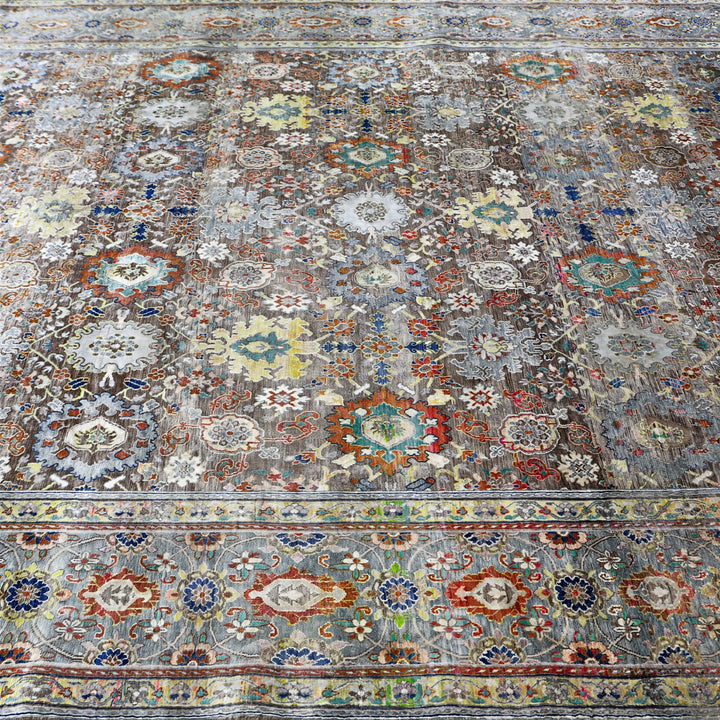 Image for Brown Alchemy Traditional Silk Rug - 9'11" x 13'8"
