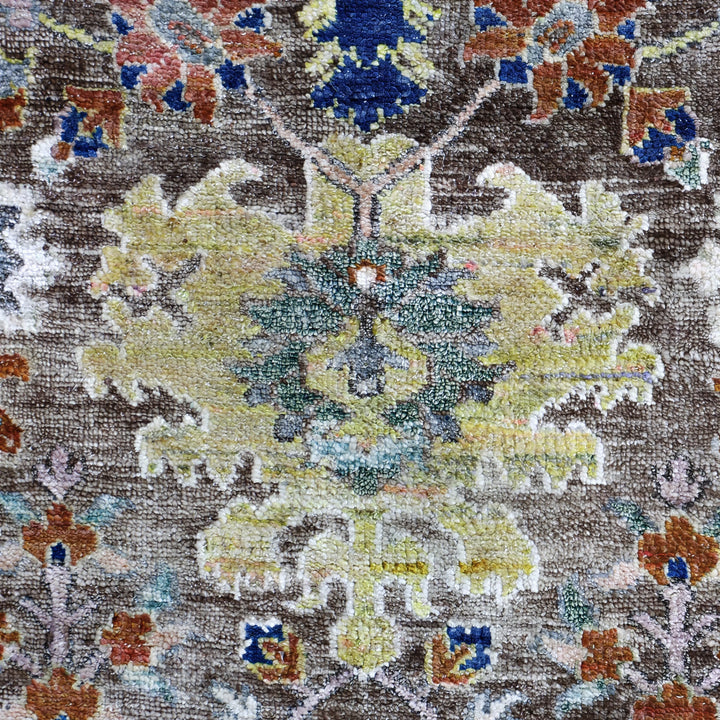 Image for Brown Alchemy Traditional Silk Rug - 9'11" x 13'8"
