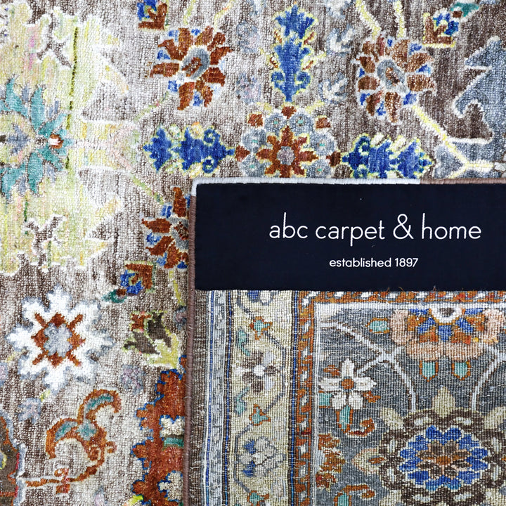 Image for Brown Alchemy Traditional Silk Rug - 9'11" x 13'8"