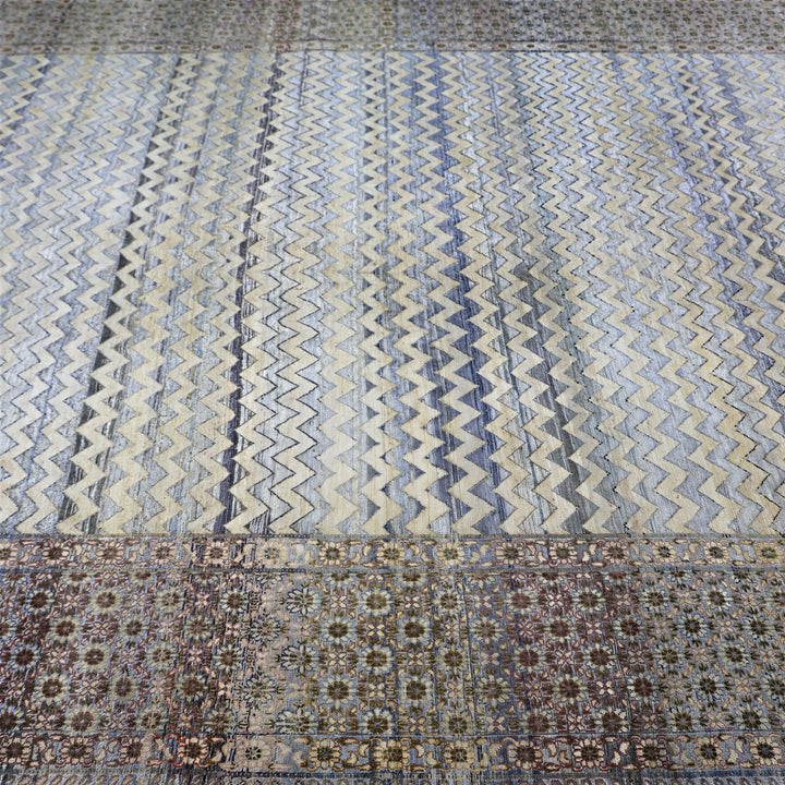 Image for Slate Alchemy Traditional Wool Silk Blend Rug - 9'9" x 14'