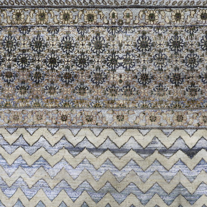 Image for Slate Alchemy Traditional Wool Silk Blend Rug - 9'9" x 14'