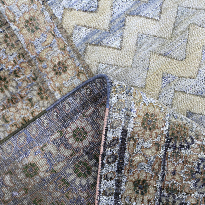 Image for Slate Alchemy Traditional Wool Silk Blend Rug - 9'9" x 14'