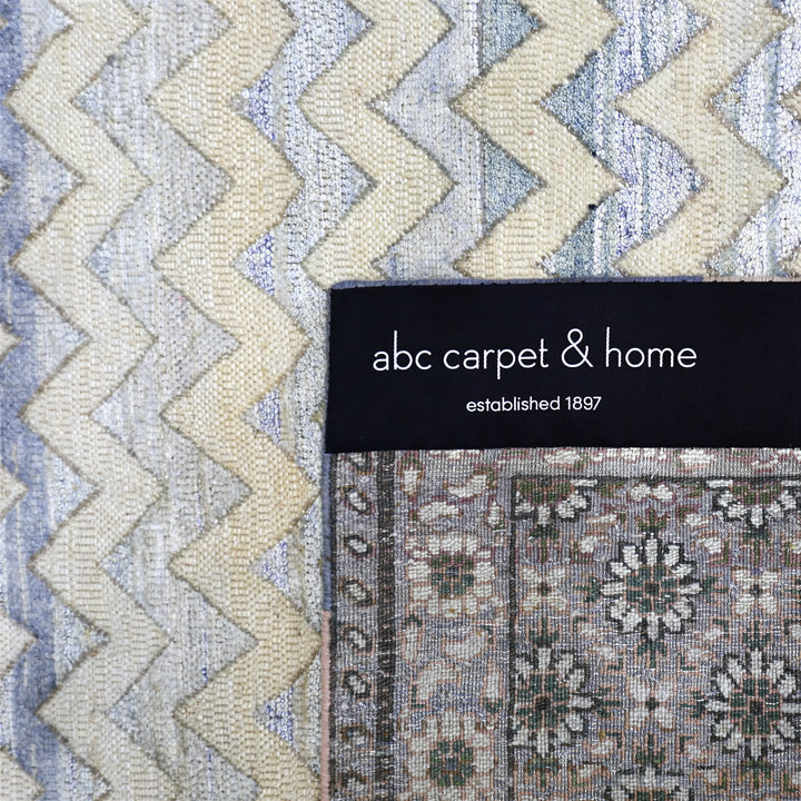 Image for Slate Alchemy Traditional Wool Silk Blend Rug - 9'9" x 14'