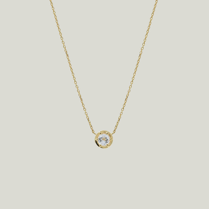 Image for Mélia Kate Solitaire Necklace