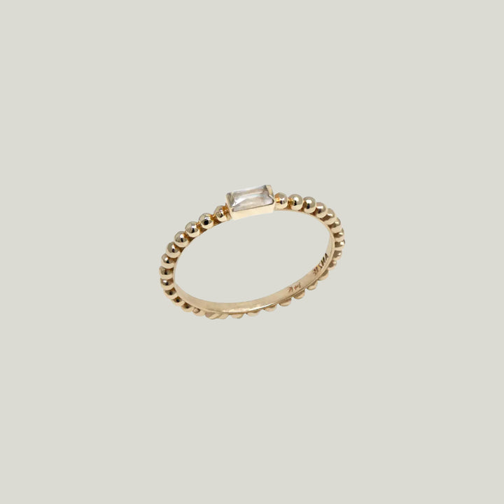 Image for Dew Drop Baguette Stackable Ring