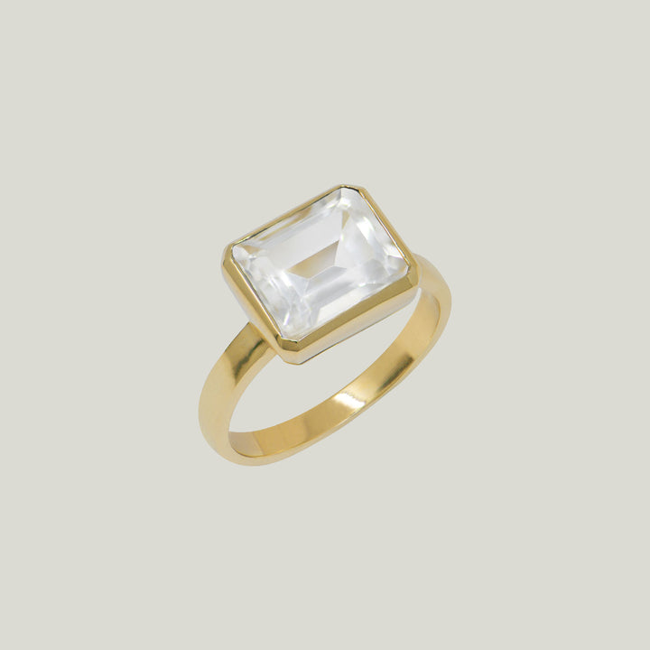 Image for Cléo Daniela Bezel Baguette Ring