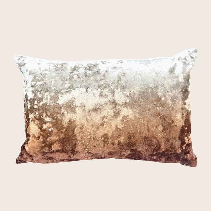 Ombre Crushed Velvet Pillow Sunset