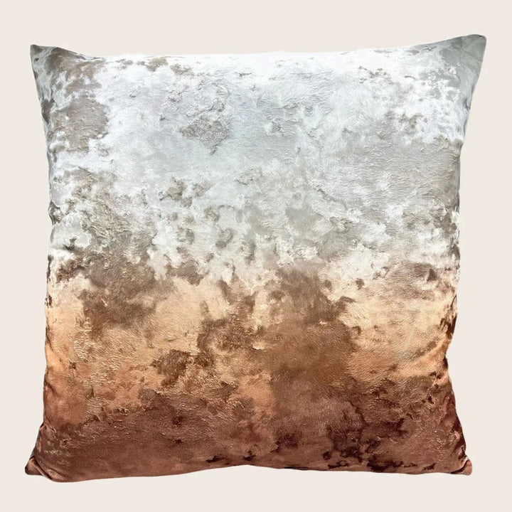 Ombre Crushed Velvet Pillow Sunset