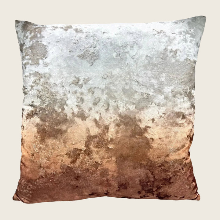 Ombre Crushed Velvet Pillow Sunset