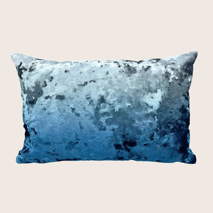 Ombre Crushed Velvet Pillow Twilight