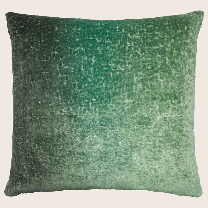 Coral Reef Velvet Pillow, Kelp