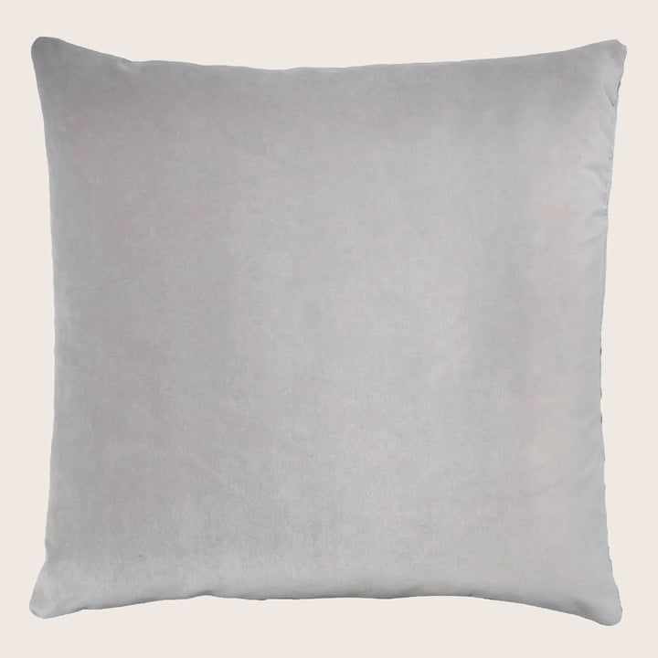 Coral Reef Velvet Pillow, Sharkskin