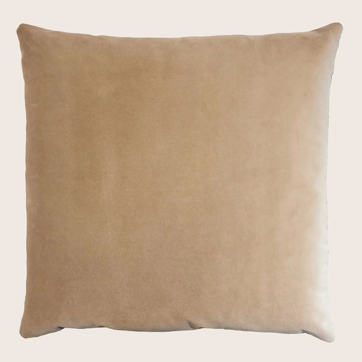 Coral Reef Velvet Pillow, Sunstone