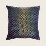 Dots Velvet Pillow, Peacock