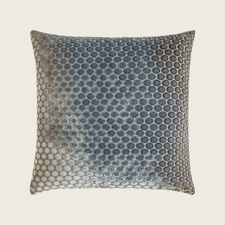 Dots Velvet Pillow, Gunmetal