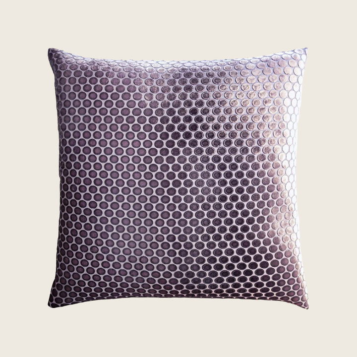 Dots Velvet Pillow, Thistle