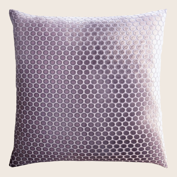 Dots Velvet Pillow, Thistle