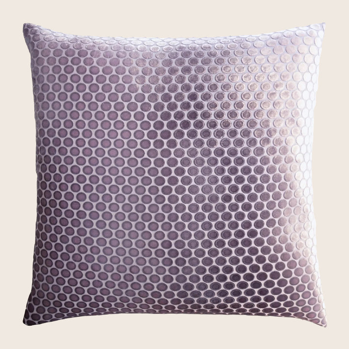 Dots Velvet Pillow, Thistle