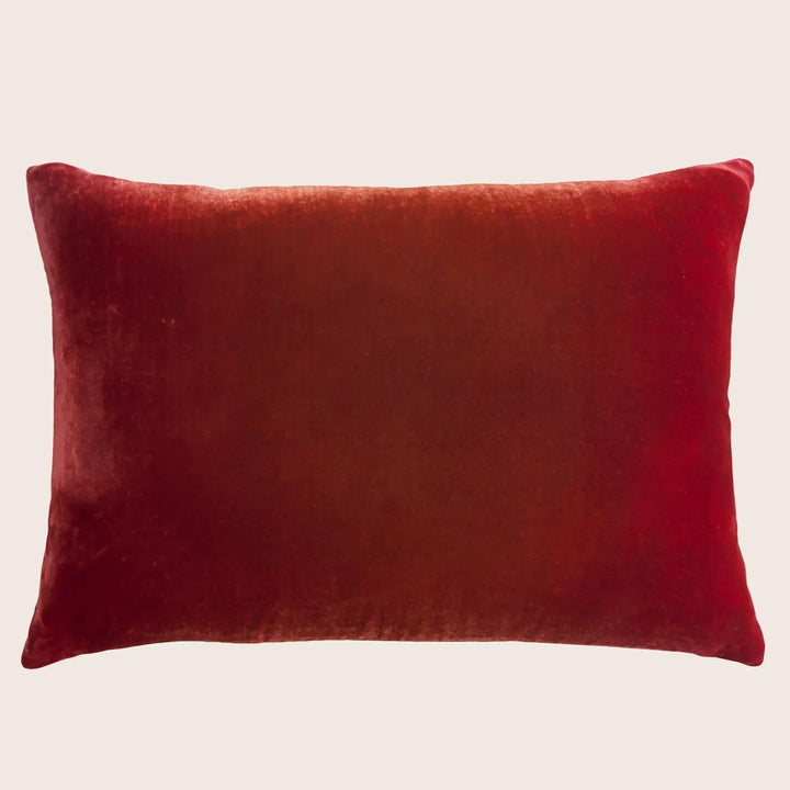 Ombre Velvet Pillow, Wildberry