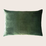 Ombre Velvet Pillow, Evergreen