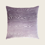 Woodgrain Velvet Pillow, Thistle