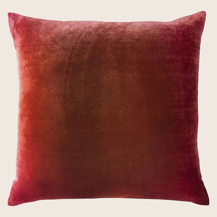 Ombre Velvet Pillow, Wildberry