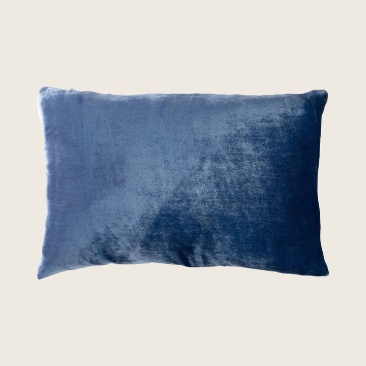 Silk Velvet Lumbar Pillow
