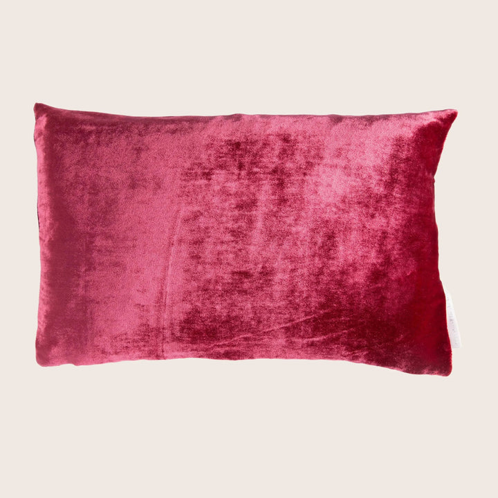 Silk Velvet Lumbar Pillow