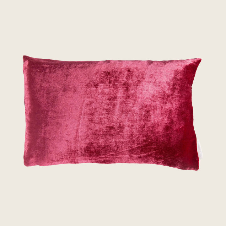 Silk Velvet Lumbar Pillow
