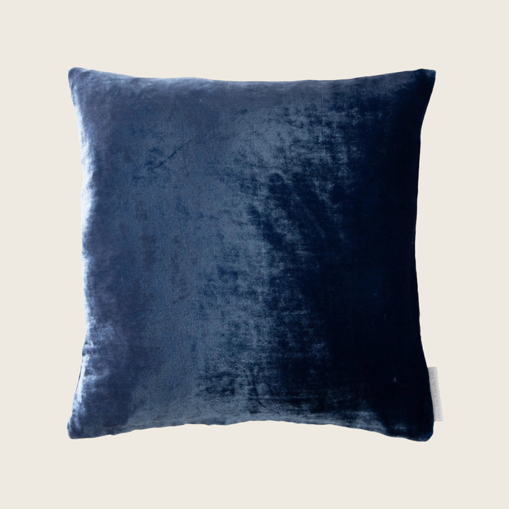 Velvet Pillow, Cobalt