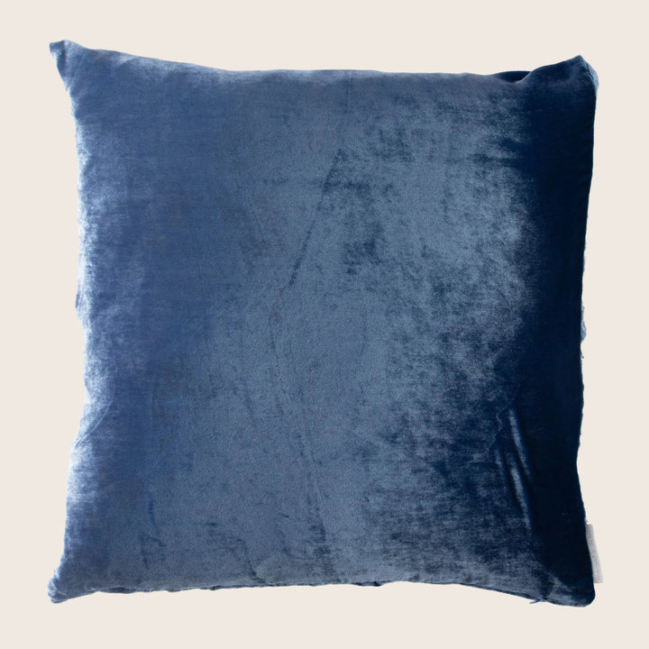 Velvet Pillow, Cobalt