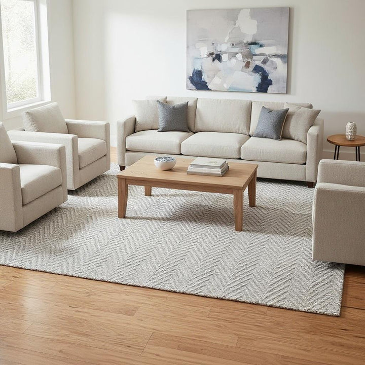 Solid Chevron Custom Carpet