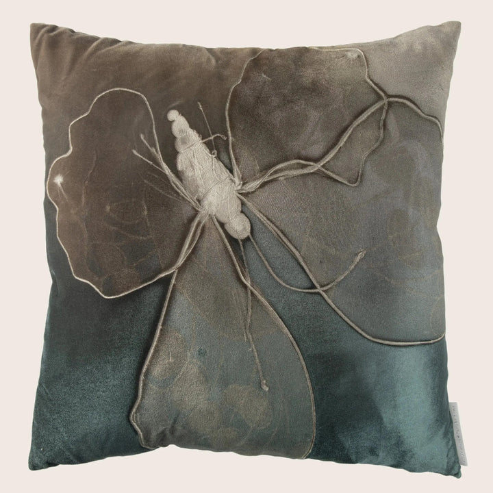 Ombre Monarch Pillow, Malachite