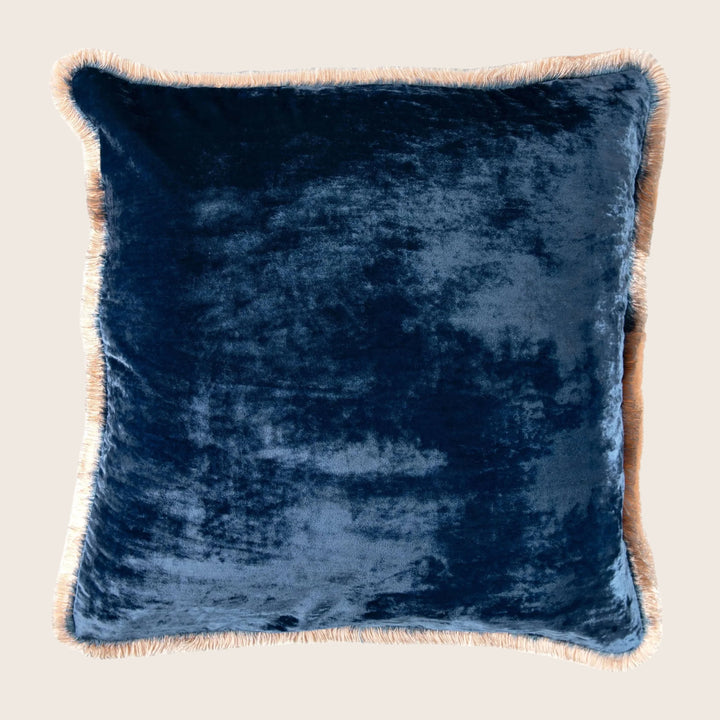 Silk Velvet Fringe Pillow