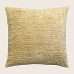 Torsion Woven Jacquard Pillow Gold