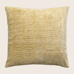 Torsion Woven Jacquard Pillow Gold
