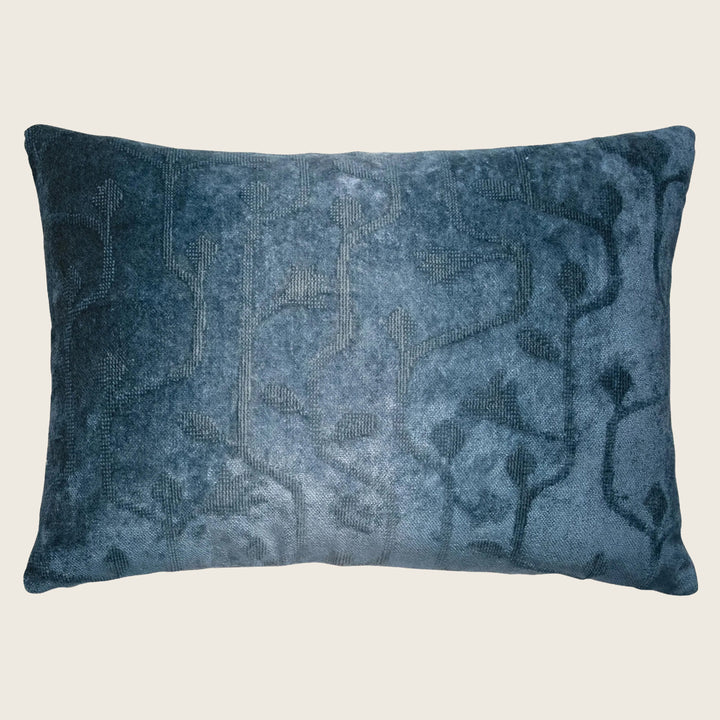 Rousseau Woven Jacquard Lumbar Pillow Storm