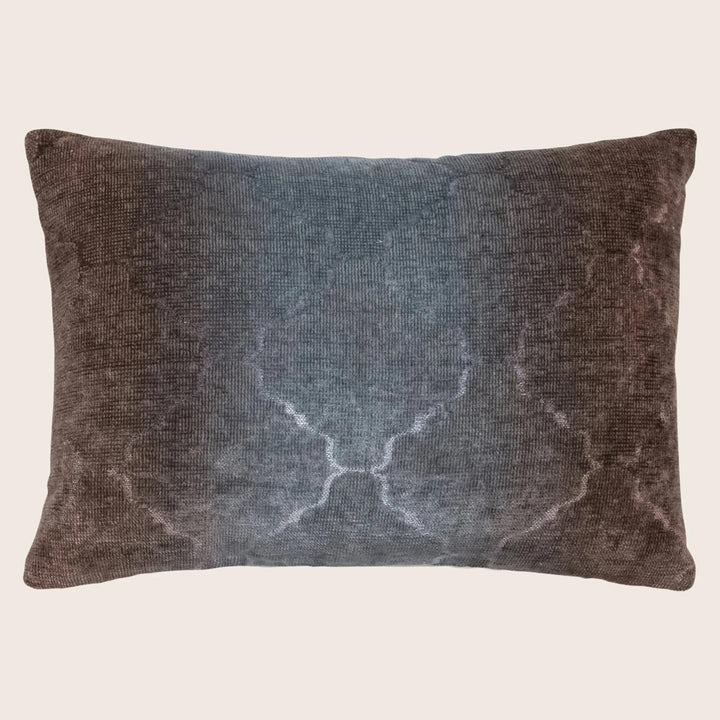 Medallion Woven Jacquard Lumbar Pillow Agave