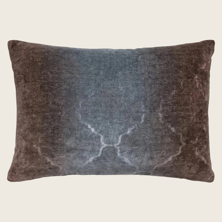 Medallion Woven Jacquard Lumbar Pillow Agave