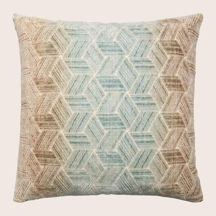 Entwined Woven Jacquard Pillow Agave