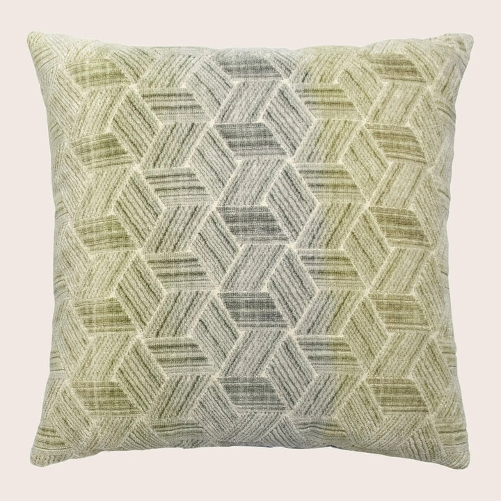 Entwined Woven Jacquard Pillow Cactus