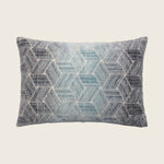 Entwined Woven Jacquard Lumbar Pillow Storm
